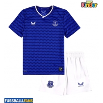 Everton Heimtrikotsatz Kinder 2025-26 Kurzarm (+ Kurze Hosen)